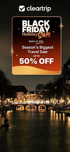 Cleartrip app interface screenshot 1 showing features