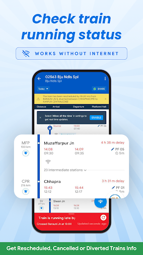 ixigo Trains app interface screenshot 5 showing features