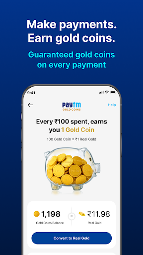 Paytm app interface screenshot 3 showing features