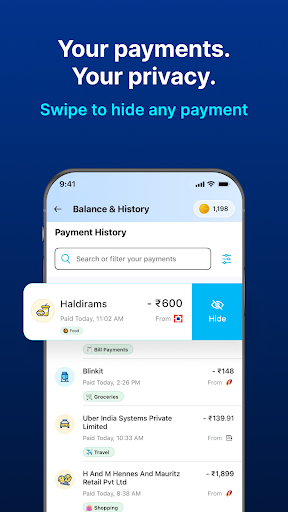 Paytm app interface screenshot 5 showing features