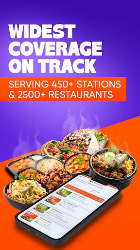 RailRestro app interface screenshot 4 showing features