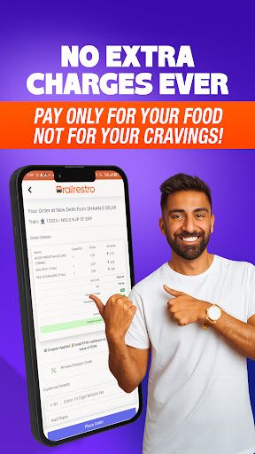 RailRestro app interface screenshot 5 showing features