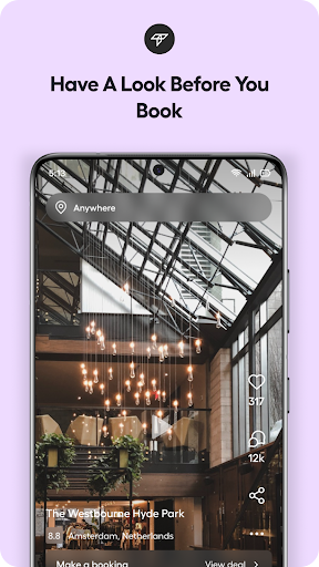 Travly app interface screenshot 3 showing features