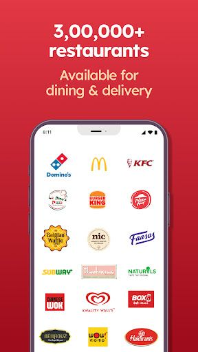 Zomato (Train Food) app interface screenshot 2 showing features